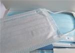 Non Woven Adjustable Earloop Face Mask High Bacteria Filtration