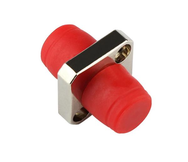 FC To FC Fiber Optic Adapter , MM Simplex Fiber Optic Coupler With Flange Type