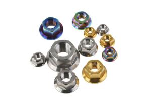 Wholesale DIN6923 M10 Titanium Nuts And Bolts Flange Hex Nut For RC Buggy Racing Car from china suppliers