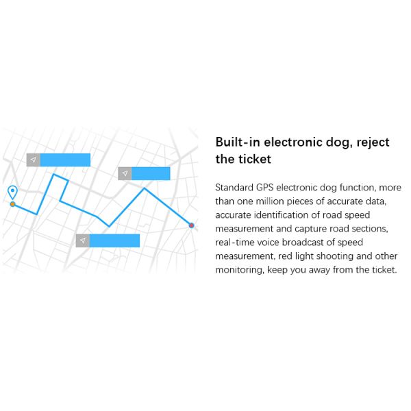 70Mai A800 4K Dash Cam DVR Built-in GPS with ADAS UHD Image IMX415 140 FOV 24H Parking Monitor 70Mai Dash Cam