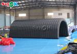 Inflatable Lawn Tent Black 210D Oxford Cloth Inflatable Tunnel Tent For