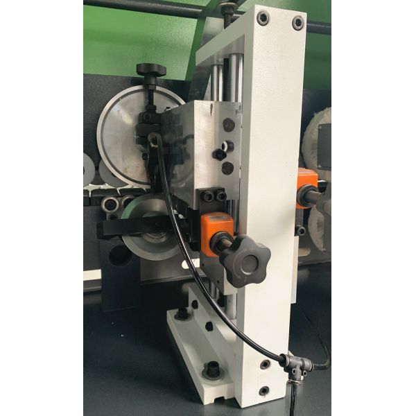 6 Functions Edge Banding Machine Gluing Trimming And Wood Buffing Compact Edgebander