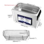 Skymen 4.5L Stainless Steel Ultrasonic Bath 180W For Dental PCB