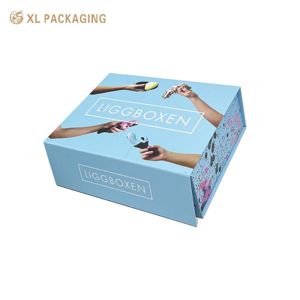 XL Packaging Custom Packaging Factory Luxury Rigid Cardboard Foldable Paper Boxes Magnetic Closure Shoe Packaging Box