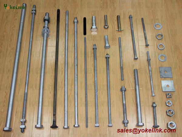 1"-8 ASTM F3125 Grade A325 Hot Dipped Galvanized Steel Structural Bolt w/A563 DH Nut & F436 Washer