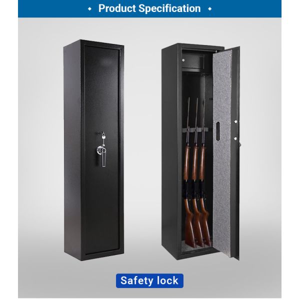 Iyanen Factory Security gun safe for rifle pistol keeping safe mechanical lock gun safe cabinet