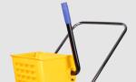 Hotel Cleaning Noiseless 23L Double Mop Bucket Trolley