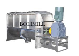 China Double Helical Ribbon Horizontal Food Powder Spice Paddle Mixer on sale
