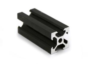 Wholesale 6061 High Precise Black Machined Aluminium Extrusted Profiles 2020 2040 2060 4040 V Slot from china suppliers