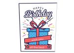 Custom Logo Printing Musical Happy Birthday Card Audio Greeting For Festival