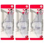 Adhesive Transparent ABS Baby Safety Sliding Door Lock