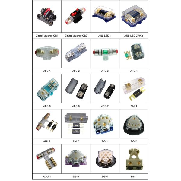 20A Clear Blue ANL Water Proof Fuse Holder For Car