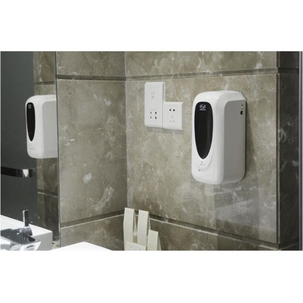 ABS Hand Sanitizer Dispenser , Wall Mounted Soap Dispenser Holder 1000ML Shampoo Box