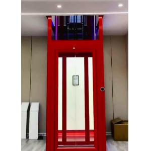Wholesale Hot Red Romantic Mrl Traction Home Elevator Running Smoothly from china suppliers