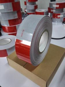 Wholesale Safety DOT C2 Red And White Reflective Tape For Trailers Truck Strong Adhesive from china suppliers
