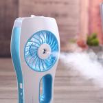 Novelty gifts items wholesale price USB rechargeable mini water mist fan