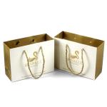 Hand Length Handle Sealing Eco-Friendly Custom Print Paper Bags for Shopping