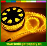 110V/220v yellow 2 wire led christmas rope lights decoration lights