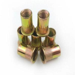 Wholesale Yellow Zinc Plated Steel Twist-Resistant Rivet Nuts Blind Rivet Nuts from china suppliers