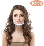 Anti Fog Transparent Plastic Face Mask For Restaurant