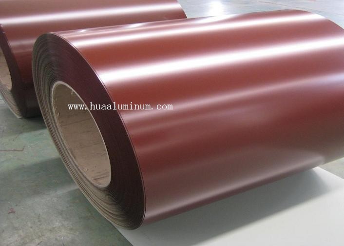 Fireproof Pre Painted Aluminium Coil , 1000mm Length Aluminium Sheet Roll