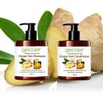 Private Label Organic Hair Care Oil Control Ginger Shampoo and Conditioner for
