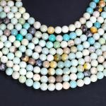 Amazonite Round Bead Natural Crystal Gemstone Different Bead Size Loose Bead