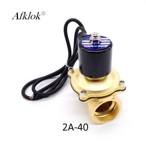 Wholesale Brass 1.5 inch 24volt Normally Closed Special Solenoid Valve for Water from china suppliers