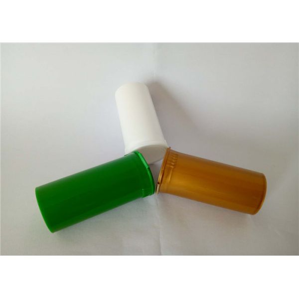 Pharmacy Pop Top Containers Translucent Green H70mm*D39mm Safe Without Sharp Edges