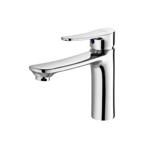 Wholesale Brass Chrome Faucet Single Handle Hot Cold Water Tap Mixer Modern Washroom Toilet Basin Faucets from china suppliers