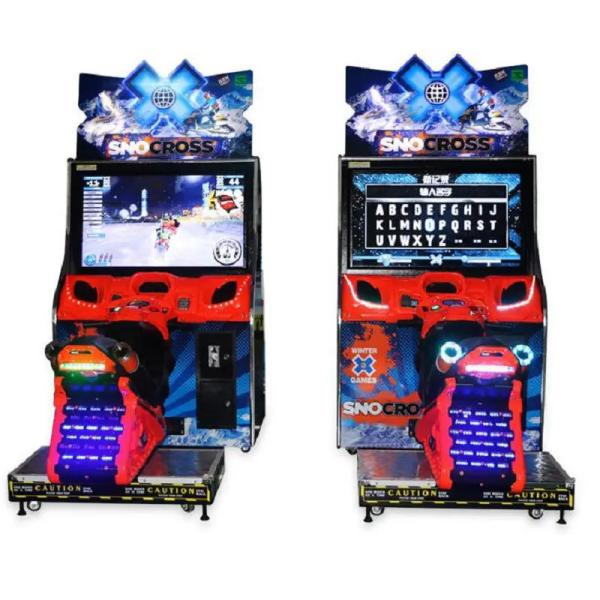 Winter X Games Snocross Moto Driving Arcade Game Machine RAWThrills Family