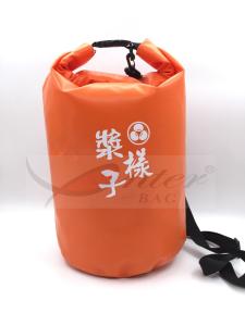 Wholesale 15L Small Waterproof Dry Bag Orange Color / Small Dry Bags For Kayaking from china suppliers