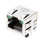 LPJE101A65NL Tab Up Green/Green LED 1X1 Port RJ45 Jack without Integrated