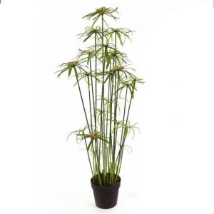 Wholesale Height 155cm Artificial Potted Floor Plants Cyperus Eco Friendly from china suppliers