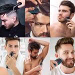 Cordless Clipper Hair Trimmer Set 110-240V Antirust Multifunctional