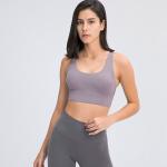 Fashion Cross Tapes Back High Impact Push Up Unique Sports Bra Gym Wear Women