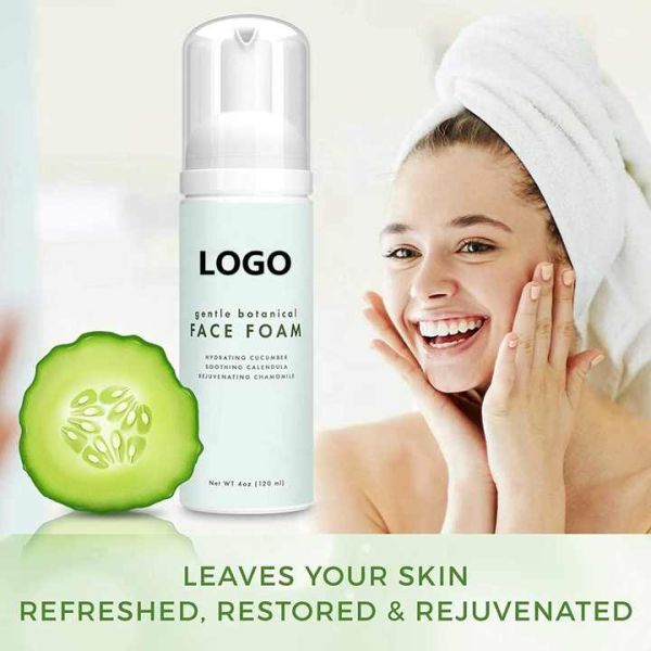Organic Clean and Clear Smoothing Face Care Face Cleanser Foam DEEP CLEANSING Face Wash