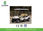 Metallic Red Color Electric Fuel Type Golf Carts DC Motor 4 Passengers Cheap