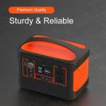 600W US JP Plug Powerstation Outdoor Camping LiFePO4 Battery Portable Power