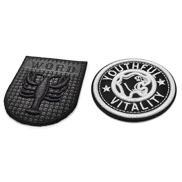Custom Logo Puff 3D Embroidered Patches For Garment Accessories