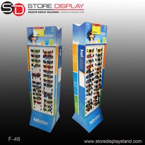 Wholesale customized 2 sides eyewear display,double sides eyeglasses floor display stand from china suppliers