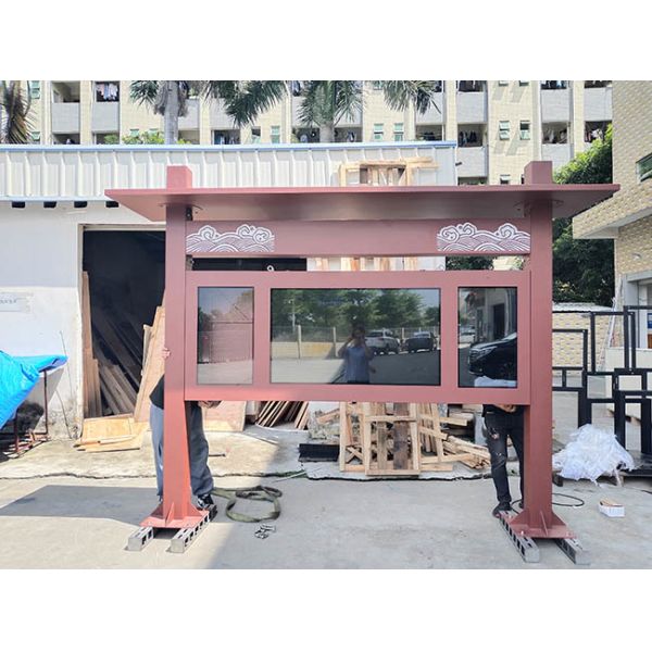Commercial 65Inch Outdoor Kiosk Lcd Display Signage With High Brightness 3000-5000Nits