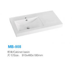 Wholesale New Arrival Bathroom Ceramic Cabinet Basin for Different Market MB-908 from china suppliers