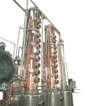 1.5kw Red Copper Vodka And Whisky Alcohol Distillation Brewery Equipment For