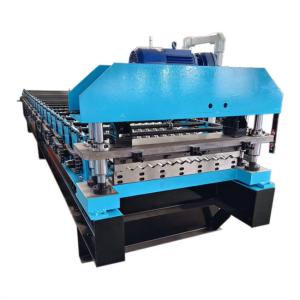 Wholesale PLC System Corrugated Sheet Roll Forming Machine High Speed 0.3mm-0.8mm from china suppliers