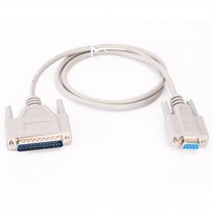China 50cm D SUB Cables 25 Pin Connector Male To 9 Pin Female Printer Extension Data Cable on sale