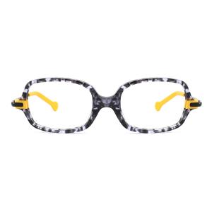 Wholesale Customize Logo Acetate Frame Glasses Rectangle 4 Color Children Eye from china suppliers
