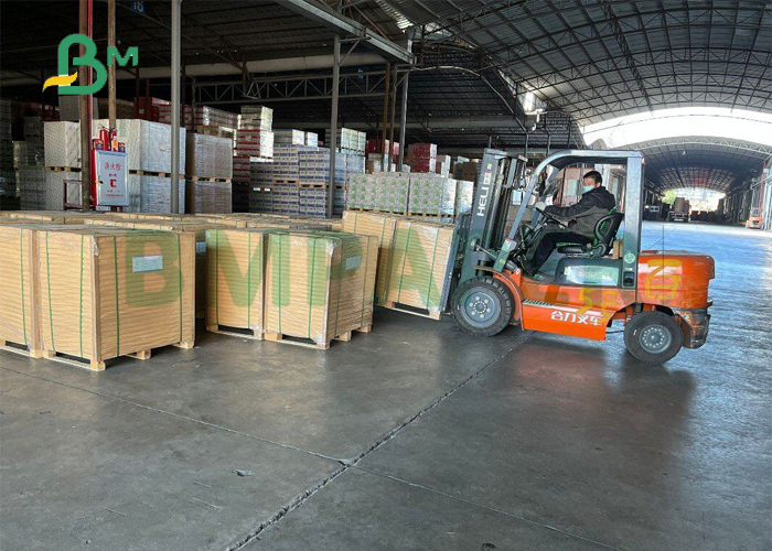 300gsm 350gsm Food Grade 1 Side PE Coated Paper Board  For Disposable Paper Bowl