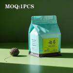 Flat Bottom Ziplock Bags For Tea And Pet Food Packaging