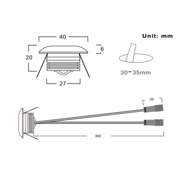 IP67 1W DC12V LED Out Door Landscape Light LED Floor Lamps With Toughened Glass For Garden Flooring